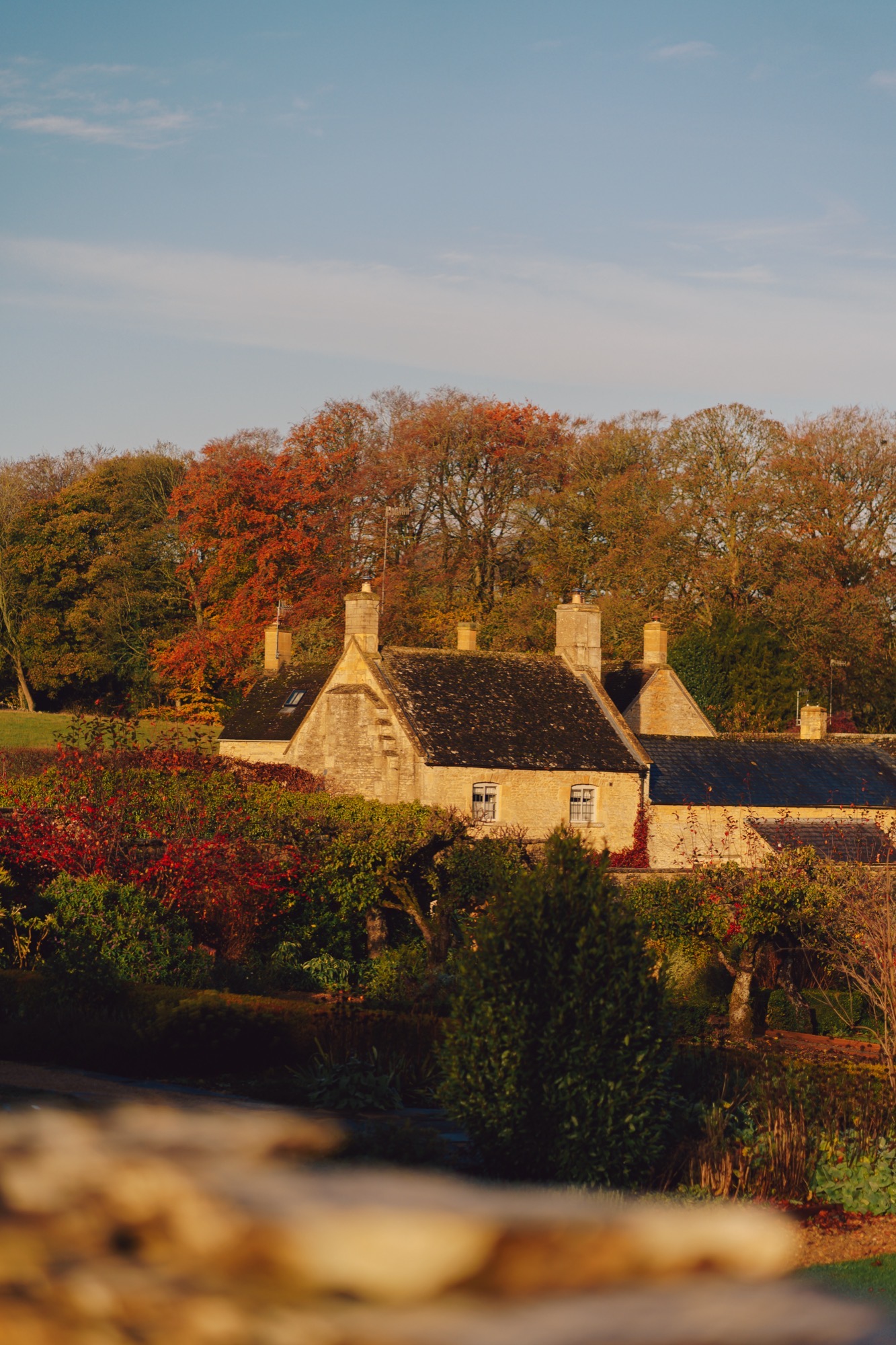 Landscape photography - Cotswolds village in autumn