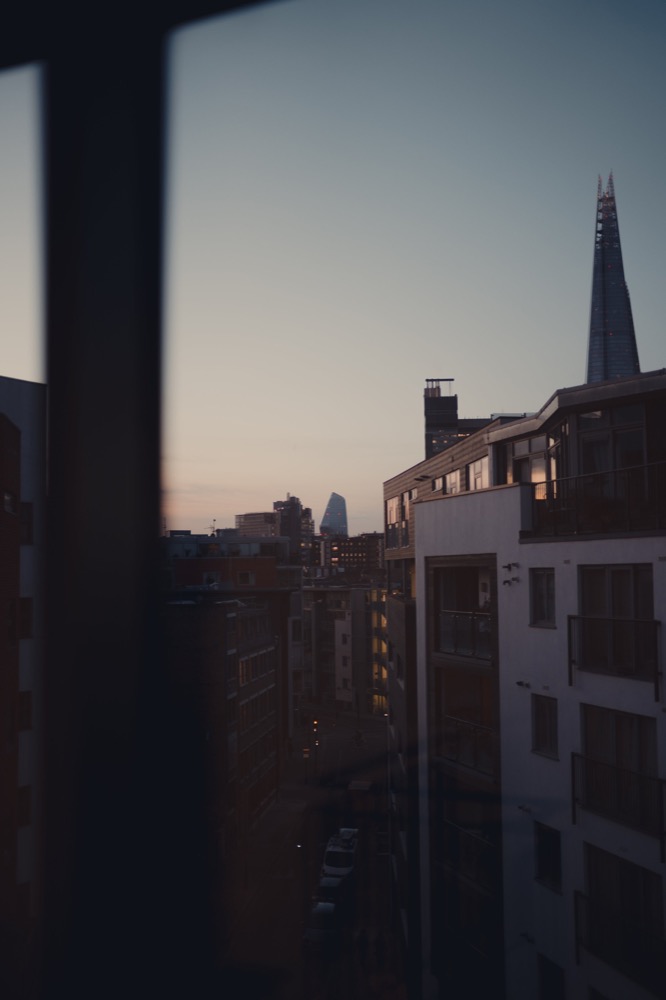 Cityscape photography - window view Shard