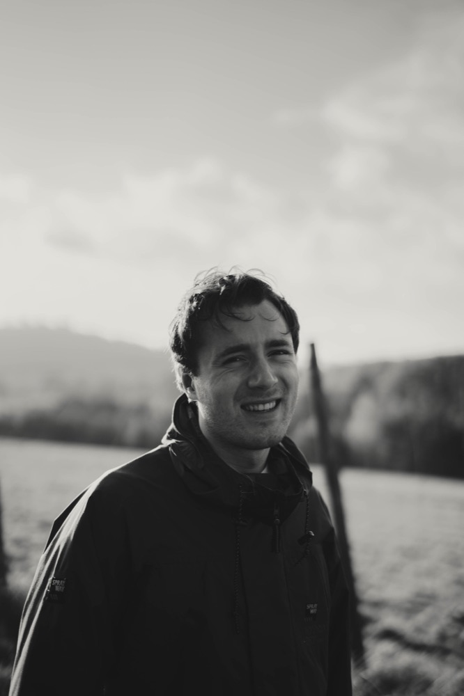 Portrait photography - man smiling outdoors