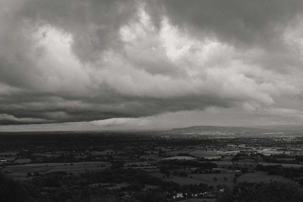Landscape photography - countryside with clouds